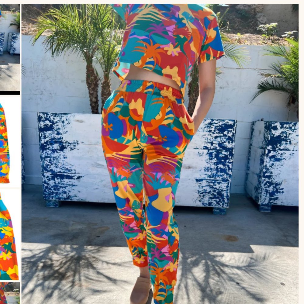 Nooworks Jogger and Crop Top Set